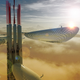 Illustration for article titled Tower will feature floating observatories held up by helium balloons and an electro-magnetic field